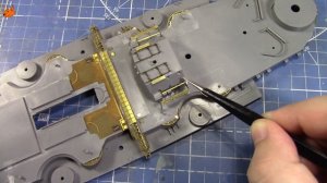 Сборка модели немецкого линкора Bismarck от Tamiya часть 4