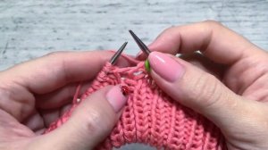 Ложная кеттлёвка по кругу. Отделка горловины ( Для вязания изделия сверху)