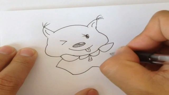 Уроки рисования, Как нарисовать белку, Drawing lessons, how to draw a squirrel смотреть онлайн