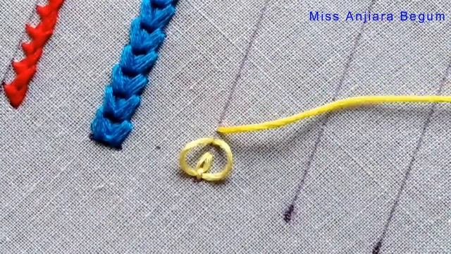 10 Colorful Basic Hand Embroidery Border Stitches for Beginner-79|নতুনদের জন্য নতুন ১০টি বেসিক সেলা