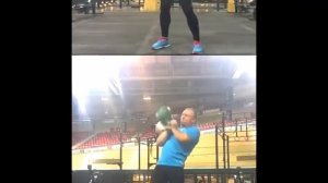Gintas Zilinskas - 72 kg kettlebell push-press / Швунг двух гирь 48+24 кг одной рукой