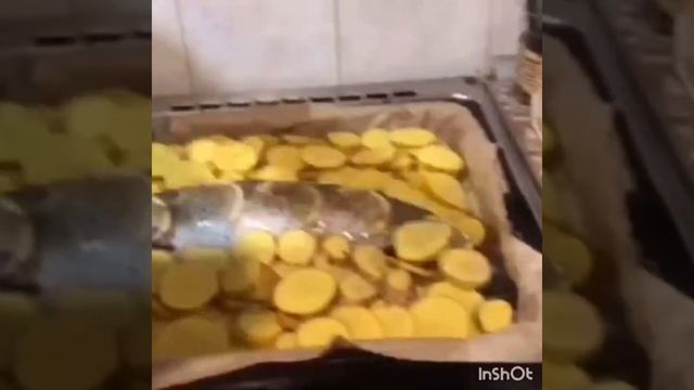 Форель,форель запечённая на ананасе