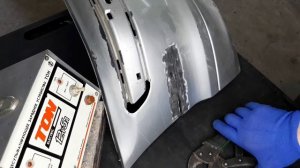 Ремонт бампера, впаять сетку без паяльника.