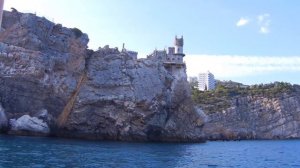 Вид на Ласточкино Гнездо с моря, Крым