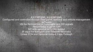 SD MPEG2 Video Decoder