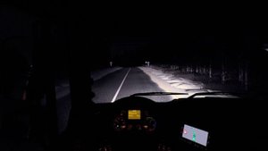 Самара-Екатеринбург, езда  по скользкой дороге, Euro Truck Simulator 2
