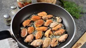 Мидии в соусе Терияки