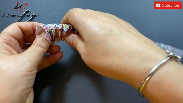 ? Beautiful Liberty Fabric Wrapped Elastic Scrunchie Bracelet Bangle wristband | Pulseira | ब्रेसले