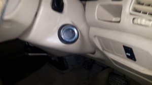 Push&start button from aliexpress. Vista Ardeo. Installation complete