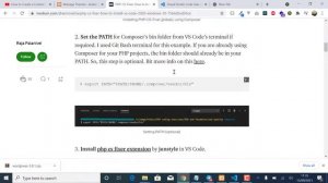 Installing and setting up PHP code formatter extension or php cs fixer on Visual Studio Code