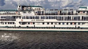 Теплоход.А.С Попов.Пестовское водохранилище.21.07.19год