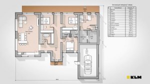 Проект одноэтажного дома 170 кв.м с плоской крышей. Модный дом с гармоничной планировкой и зоной SP