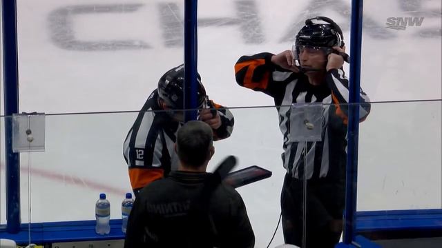 Brad Richardson Ejected After Clipping Mathieu Joseph With Head Hit смотреть онлайн