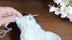 Как связать ушки завязки на детскую шапочку