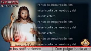 Coronilla de la Divina Misericordia y Rosario de hoy Jueves EN VIVO