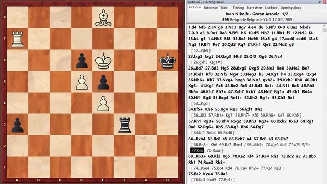 Самая длинная партия в шахматы - 269 ходов! смотреть онлайн