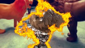 Клип Дикая львица (фигурки львов)