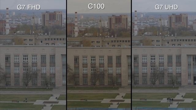 Lumix G7 vs Canon C100 test FHD смотреть онлайн