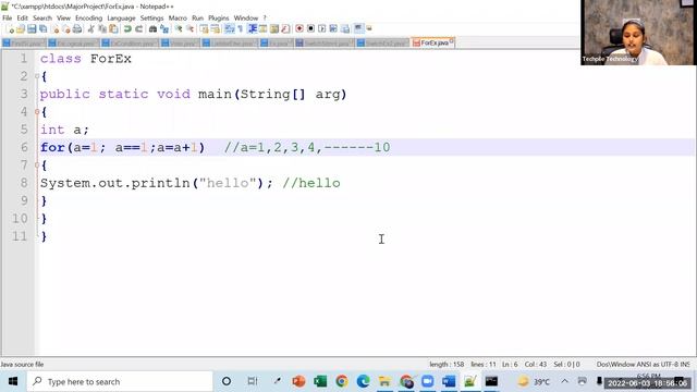 Iteration statement in Java , For loop ,while loop do-while loop in java , Looping statement in jav