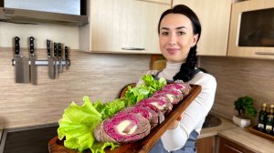 Все будут ПРОСИТЬ этот РЕЦЕПТ! Необычайно ВКУСНЫЙ и красивый Рулет "Сторожка" к праздничному столу