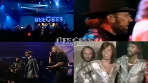 BEE GEES:  MAN IN THE MIDDLE  (LIVE - COMPARISON)