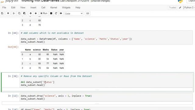 Tutorial 25 : Working with data frame using pandas library in python | jupyter notebook