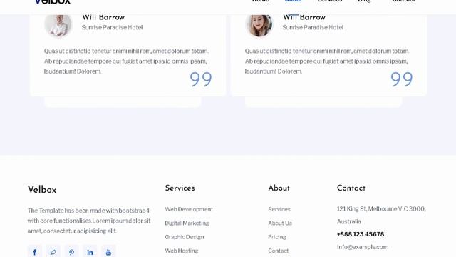 Velbox - Startup & Sass Template | Themeforest Templates смотреть онлайн