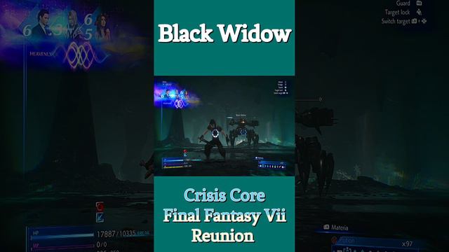 Black Widow | Crisis Core Final Fantasy Vii Reunion  #crisiscorefinalfantasy7reunion #zack #angeal