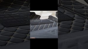3D Коврики Lexus RX 350 - Черные с бежевой строчкой