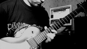 Death(Judas Priest) - Painkiller(Rhythm Guitar COVER w/Main Solo part 2)