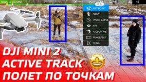 DJI MINI 2 ACTIVE TRACK + ПОЛЕТ ПО ТОЧКАМ  ОБНОВЛЕНИЕ LITCHI APP ДЛЯ ДРОНОВ  ТЕСТ DJI MINI 2 SDK