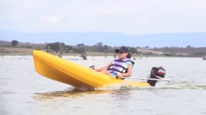 Power kayak Motorizado - Motorized Outboard Motor Kayak