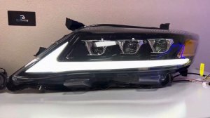 Тюнинг фары Toyota Camry 40 в стиле Camry 70