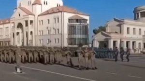 Военный парад в Ханкенди в День Победы, 8 ноября 2023 г.