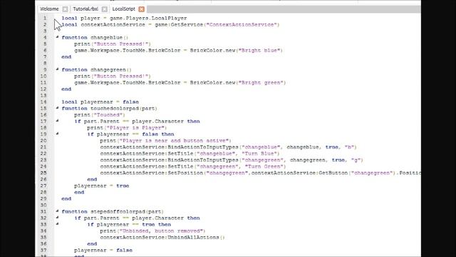 Roblox Advanced Scripting Tutorial: Mobile Buttons/Keyboard Commands (Context Action Service)