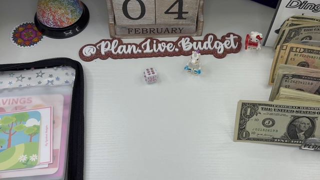 #cashstuffing $140 into Games Binder / Collaboration Race / Wk 1 of February / #savemoney