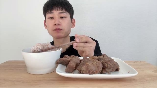 ASMR 잡곡밥에 돼지갈비찜 먹방 갈비찜 국물에 밥 비벼서 먹기? Braised Pork Ribs MUKBANG