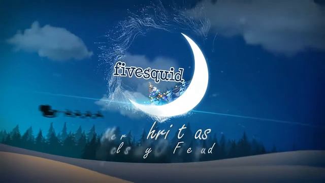 Christmas New Year Moon Greeting Intro video смотреть онлайн