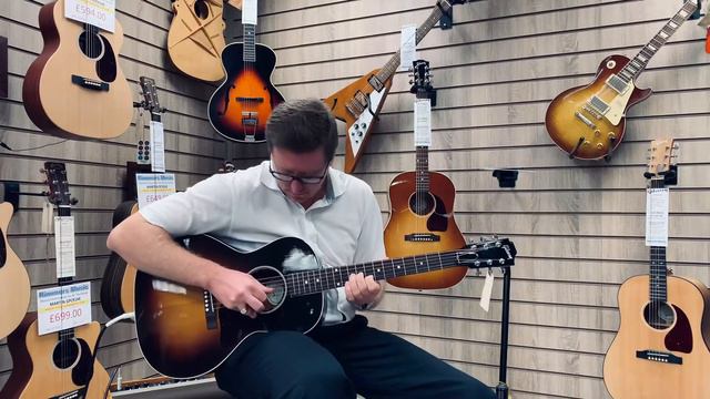 Gibson L-00 Standard Vintage Sunburst LSL0VSN19 смотреть онлайн