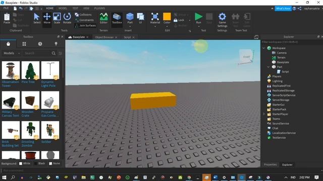 How to make your part Anchored/UnAnchored (With script) | Roblox Studio Tutorial (Script) смотреть онлайн