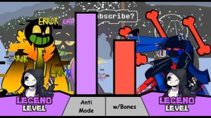 ERROR!Sans VS Anti-ERROR!Sans Power Levels