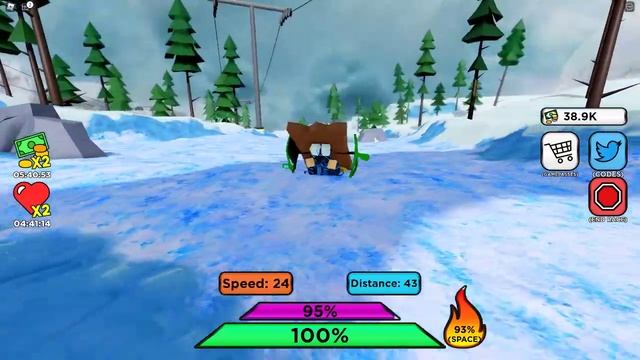 ALL OP *UPDATE 3* CODES IN ❄️SLED SIMULATOR❄️(June 2021) Roblox! смотреть онлайн