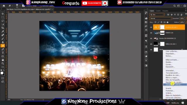 Combinar Fondos y Png,s a un solo Color en Photoshop By KingKong смотреть онлайн