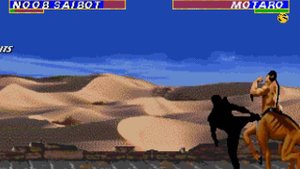NOOB SAIBOT vs MOTARO - ULTIMATE MORTAL KOMBAT 3 - SEGA GENESIS - SEGA MEGA DRIVE