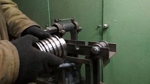 Узоры из профильной трубы или прутка. Самодельный оригинальный станок. Изготовление волюты