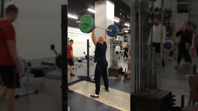 TNG Power jerk bolt: 80 x 10 reps by Erik Lau Kelner