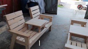 Лавочка со столиком с покраской в любой цвет || Скамейка со столиком #shorts