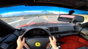 Ferrari F355 Insane F1 Sound! - POV Tunnel Run w/ STRAIGHT PIPES