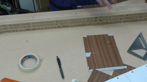 Раскрой и склейка шпона крестом