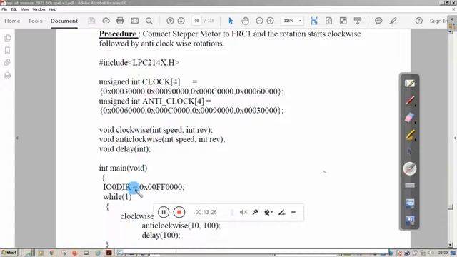 INTERFACING STEPPER MOTOR TO LPC2148 WITH DEMONSTRATION смотреть онлайн